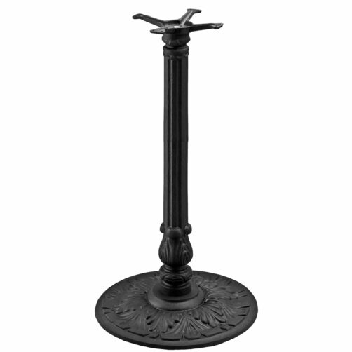 Table Bases: Vintage Bases: BBHP2400BH decorative vintage disk base at bar height