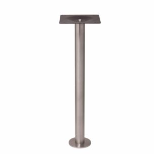 thin profile stainless steel bolt down base at bar height