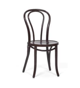 dark walnut bentwood chair