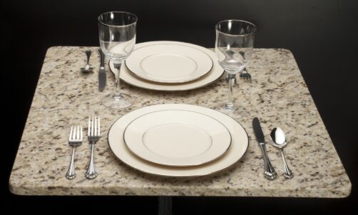 Table Tops: Quartz & Granite: Set Giallo Ornamental set giallo ornamental granite top