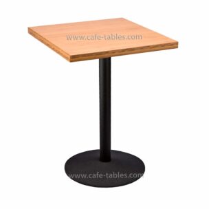 Table Tops: Bamboo: Bamboo with Disk Base square bamboo top with disk base