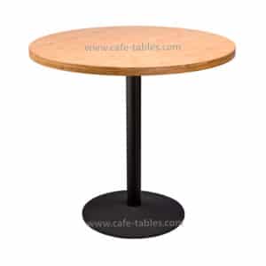 round bamboo top with disk base