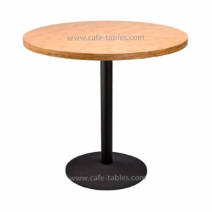 Table Tops: Bamboo: Bamboo with Disk Base round bamboo top with disk base