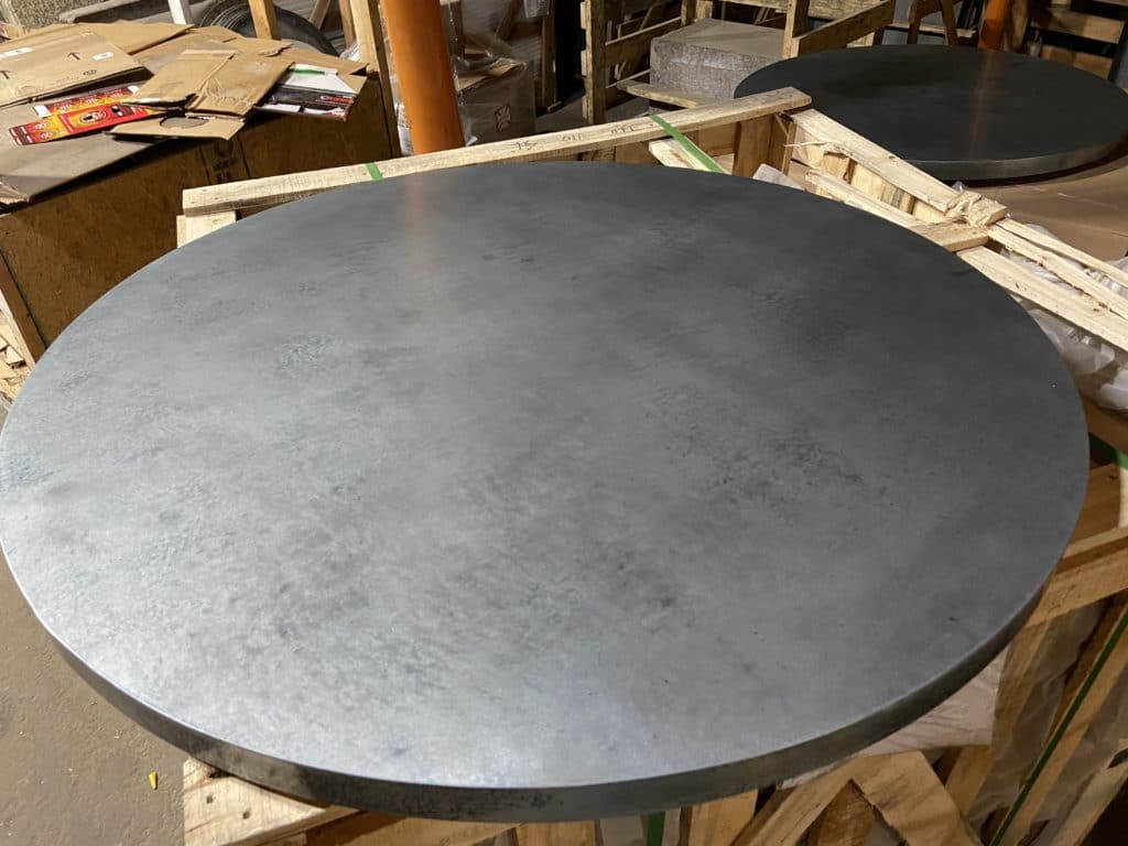 Patina Zinc Table Tops Table Tops Cafe Tables Inc