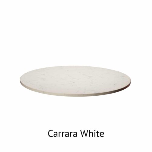 Carrara White Quartz Table Tops Cafe Tables Inc Carrara White Quartz Table Tops, 48 Round Granite Table Top