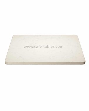 square carrara white quartz top