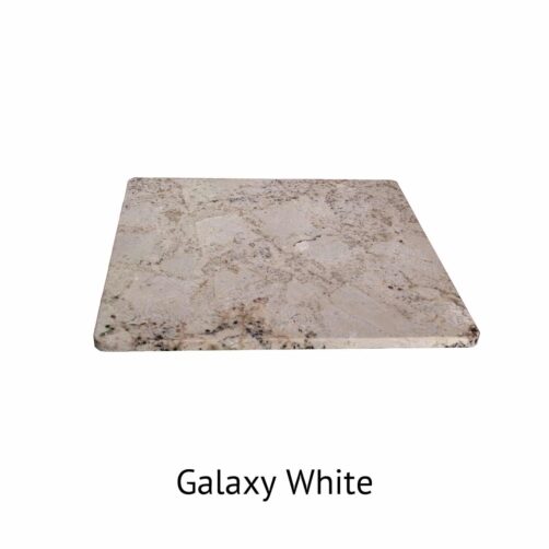 Table Tops: Quartz & Granite: Galaxy White Square Galaxy White Granite Table Top