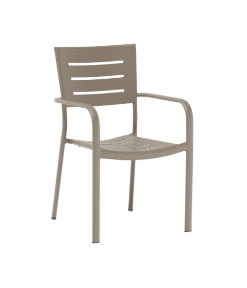 Slat Back Aluminum Chair Outdoor Chairs Cafe Tables Inc