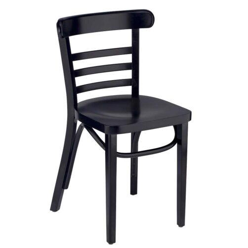 Chairs: Wood Frame Chairs: 1105 eleven 05 side chair in black
