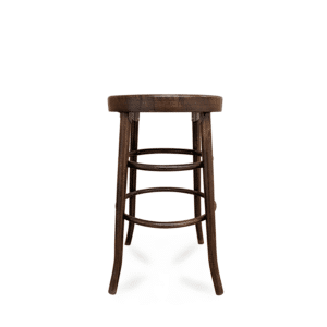 walnut backless hairpin bar stool