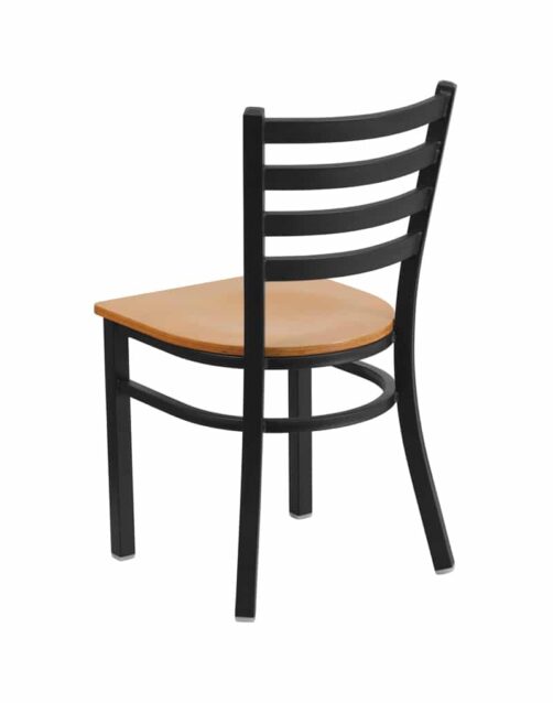 Chairs: Steel Frame Chairs: Ladder Back ladder back metal frame chair with natural seat