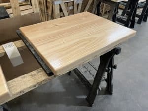 ash plank table top, natural