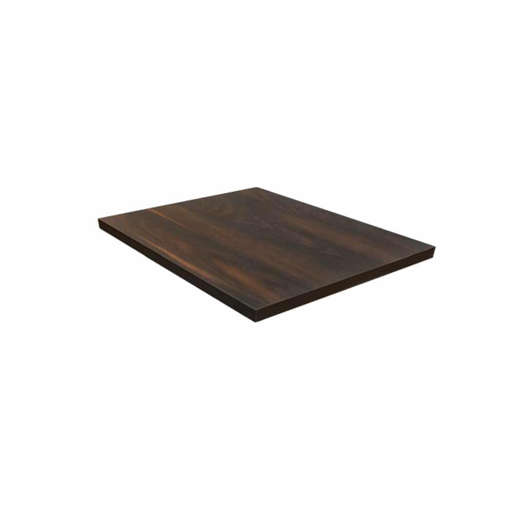 Table Tops Melamine, Dark Walnut Cafe Tables