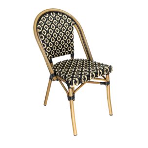 outdoor black french bistro chair