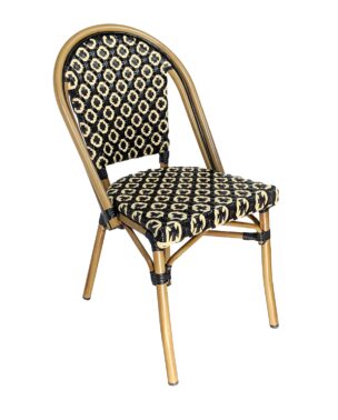 outdoor black french bistro chair