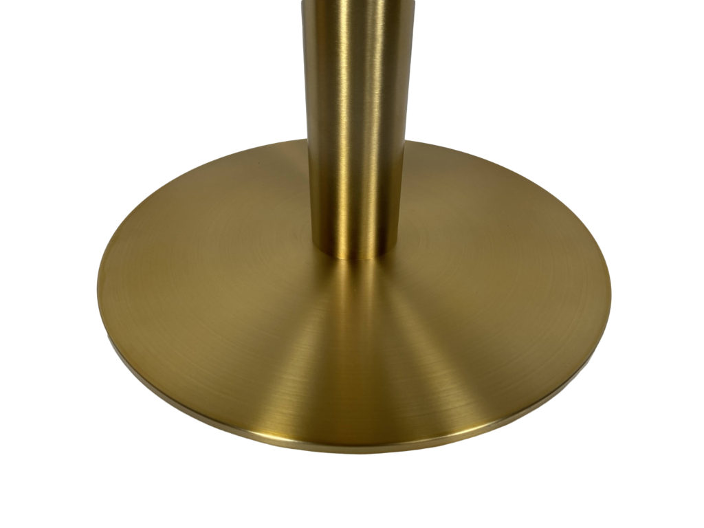 21 Inch Round Brass Table Base Contemporary Table Base Cafe Tables Inc