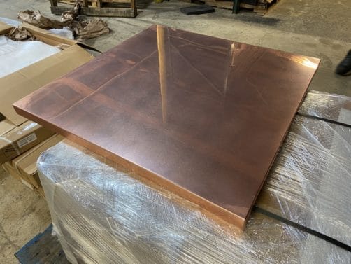Copper Table Tops Cafe Tables Inc Copper Table Tops Cafe, Round Copper Table Top
