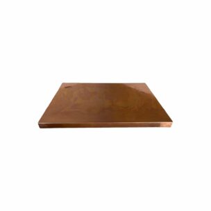 square copper table top