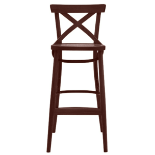 Chairs: Wood Frame Chairs: X-Back Bentwood Barstool x-back bentwood barstool, walnut