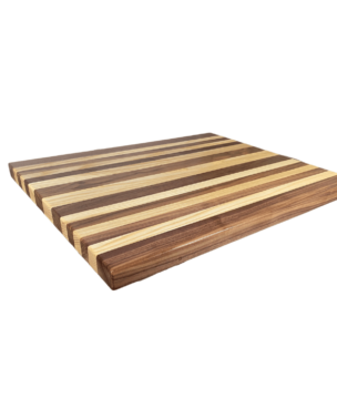 ash/walnut plank table top
