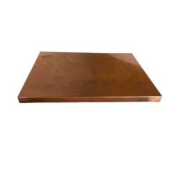 square copper table top
